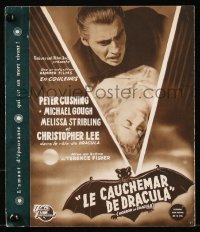 6p0671 HORROR OF DRACULA French pressbook 1959 Hammer, vampire Christopher Lee, Cushing, different!