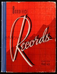6p1402 BOXOFFICE RECORDS SEASON 1942-1943 exhibitor magazine 1943 films, stars, directors, rare!