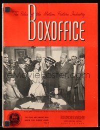 6p1418 BOX OFFICE exhibitor magazine April 11, 1953 House of Wax, Invaders From Mars, Moulin Rouge!