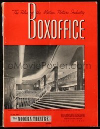 6p1421 BOX OFFICE exhibitor magazine July 4, 1953 Gentlemen Prefer Blondes, Beast From 20,000 Fathoms