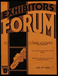 6p1194 EXHIBITORS FORUM exhibitor magazine October 20, 1931 In Line of Duty & much more!