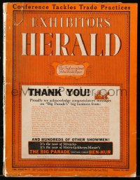 6p1195 EXHIBITORS HERALD exhibitor magazine October 15, 1927 Master Showman William F. Cody & more!