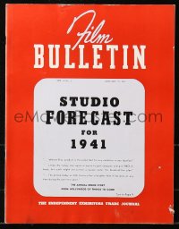 6p1342 FILM BULLETIN exhibitor magazine January 25, 1941 Abbott & Costello in Buck Privates!