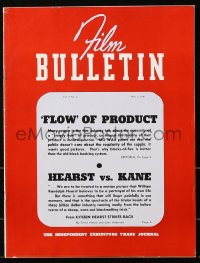 6p1343 FILM BULLETIN exhibitor magazine May 3, 1941 Citizen Hearst Strikes Back at Citizen Kane!