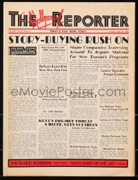 6p1353 HOLLYWOOD REPORTER exhibitor magazine April 30, 1935 Spencer Tracy in Dante's Inferno!