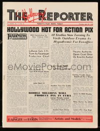 6p1357 HOLLYWOOD REPORTER exhibitor magazine April 28, 1938 20th Century-Fox towering above all!
