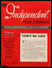 6p1368 INDEPENDENT FILM JOURNAL exhibitor magazine May 16, 1953 Fair Wind to Java, Thunder Bay