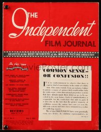 6p1367 INDEPENDENT FILM JOURNAL exhibitor magazine May 2, 1953 Invaders From Mars, House of Wax!