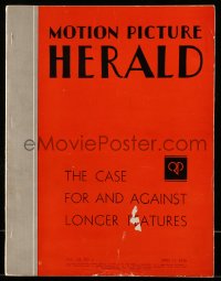 6p1255 MOTION PICTURE HERALD exhibitor magazine April 11, 1936 Dracula's Daughter, The Singing Kid!