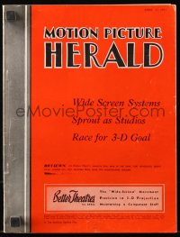 6p1323 MOTION PICTURE HERALD exhibitor magazine April 11, 1953 House of Wax, Invaders From Mars, 3-D!
