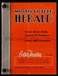 6p1332 MOTION PICTURE HERALD exhibitor magazine August 6, 1955 To Catch a Thief, Seven Year Itch!