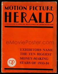 6p1241 MOTION PICTURE HERALD exhibitor magazine December 1, 1934 Shirley Temple in Bright Eyes!