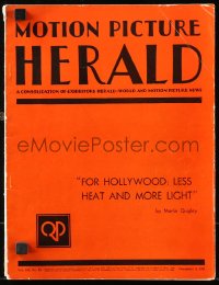 6p1219 MOTION PICTURE HERALD exhibitor magazine December 5, 1931 Boris Karloff in Frankenstein!