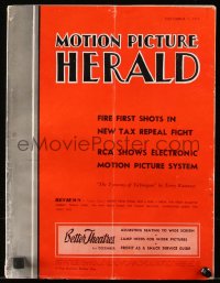 6p1328 MOTION PICTURE HERALD exhibitor magazine December 5, 1953 John Wayne in Hondo, color posters!