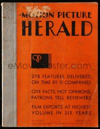 6p1263 MOTION PICTURE HERALD exhibitor magazine February 20, 1937 Jules Verne's Michael Strogoff!