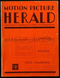 6p1231 MOTION PICTURE HERALD exhibitor magazine February 4, 1933 42nd Street, montage with Mummy!