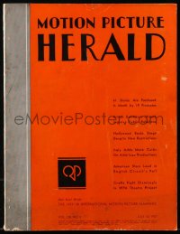6p1270 MOTION PICTURE HERALD exhibitor magazine July 10, 1937 Non Stop New York, They Won't Forget!