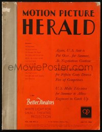 6p1312 MOTION PICTURE HERALD exhibitor magazine July 27, 1940 Snow White, Jesse James & more!