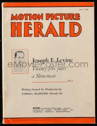 6p1338 MOTION PICTURE HERALD exhibitor magazine June 11, 1960 Lost World, Brides of Dracula & more!