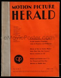 6p1315 MOTION PICTURE HERALD exhibitor magazine June 12, 1943 Coney Island, Paramount cartoons!