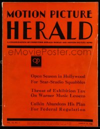 6p1253 MOTION PICTURE HERALD exhibitor magazine March 14, 1936 Things To Come, Darkest Africa!
