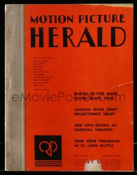 6p1313 MOTION PICTURE HERALD exhibitor magazine March 15, 1941 Welles to sue RKO over Citizen Kane!