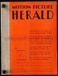 6p1309 MOTION PICTURE HERALD exhibitor magazine May 13, 1939 The Gorilla, Only Angels Have Wings!