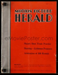 6p1331 MOTION PICTURE HERALD exhibitor magazine May 14, 1955 This Island Earth in color centerfold!