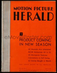 6p1268 MOTION PICTURE HERALD exhibitor magazine May 8, 1937 Shall We Dance, A Star is Born!