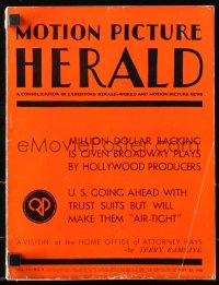6p1251 MOTION PICTURE HERALD exhibitor magazine November 23, 1935 Frisco Kid, Crime & Punishment!