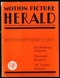 6p1227 MOTION PICTURE HERALD exhibitor magazine November 26, 1932 Welcome Back Fatty Arbuckle!