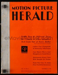 6p1298 MOTION PICTURE HERALD exhibitor magazine November 26, 1938 Terror of Tiny Town & more!