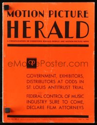 6p1249 MOTION PICTURE HERALD exhibitor magazine October 12, 1935 Paul Muni in Dr. Socrates!
