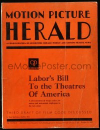 6p1233 MOTION PICTURE HERALD exhibitor magazine October 21, 1933 Jean Harlow, Duck Soup!