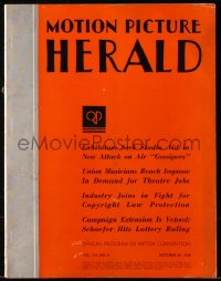 6p1295 MOTION PICTURE HERALD exhibitor magazine October 29, 1938 Angels With Dirty Faces, Sisters!
