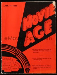 6p1178 MOVIE AGE exhibitor magazine January 14, 1932 Barbara Stanwyck starring in Forbidden!