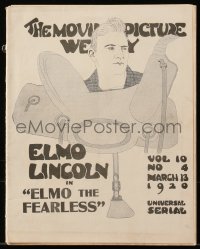 6p1181 MOVING PICTURE WEEKLY exhibitor magazine March 13, 1920 Elmer the Fearless, Art Acord & more!