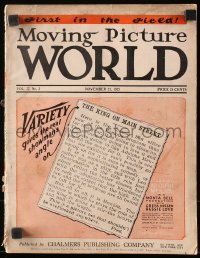 6p1210 MOVING PICTURE WORLD exhibitor magazine November 21, 1925 Pickford, Valentino, Felix the Cat!