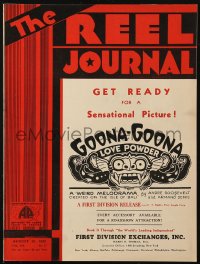 6p1394 REEL JOURNAL exhibitor magazine August 18, 1932 Goona-Goona, Hotel Continental & more!