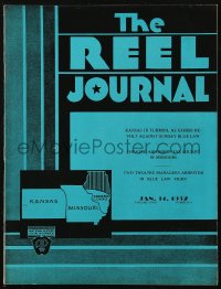 6p1390 REEL JOURNAL exhibitor magazine January 14, 1932 Barbara Stanwyck in Forbidden & more!