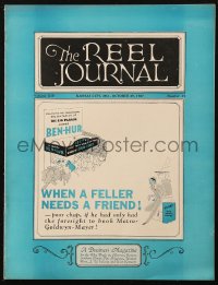 6p1380 REEL JOURNAL exhibitor magazine October 29, 1927 Ben-Hur, Jesse James, Moon of Israel & more!