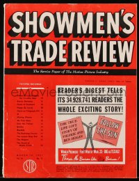 6p1398 SHOWMEN'S TRADE REVIEW exhibitor magazine Mar 10, 1951 Abbott & Costello Meet Invisible Man!