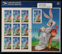 6p0165 BUGS BUNNY stamp sheet 1997 the famous Looney Tunes cartoon, contains 10 stamps!
