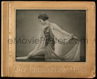 6p0083 DER KUNSTLERISCHE TANZ German cigarette card album 1930s with 312 dance cards on 60 pages!