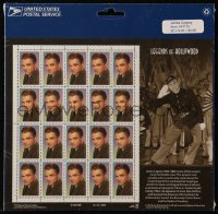 6p0181 JAMES CAGNEY Legends of Hollywood stamp sheet 1998 contains 20 unused postage stamps!