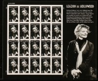 6p0184 KATHARINE HEPBURN Legends of Hollywood stamp sheet 2010 contains 20 unused postage stamps!