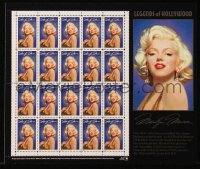 6p0187 MARILYN MONROE Legends of Hollywood stamp sheet 1995 contains 20 unused postage stamps!