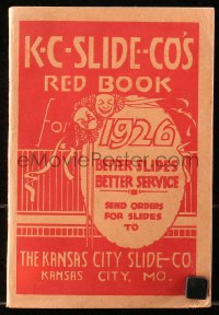 6p0028 RED BOOK OF SLIDES slides catalog 1926 hundreds of images of stock slides available!