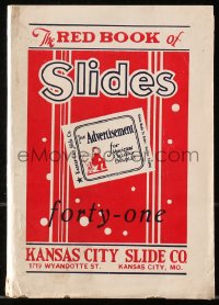 6p0029 RED BOOK OF SLIDES slides catalog 1941 hundreds of images of stock slides available!