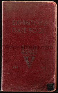 6p0052 RKO RADIO PICTURES DATE BOOK 1934-1935 exhibitor's date book 1934 Katharine Hepburn!